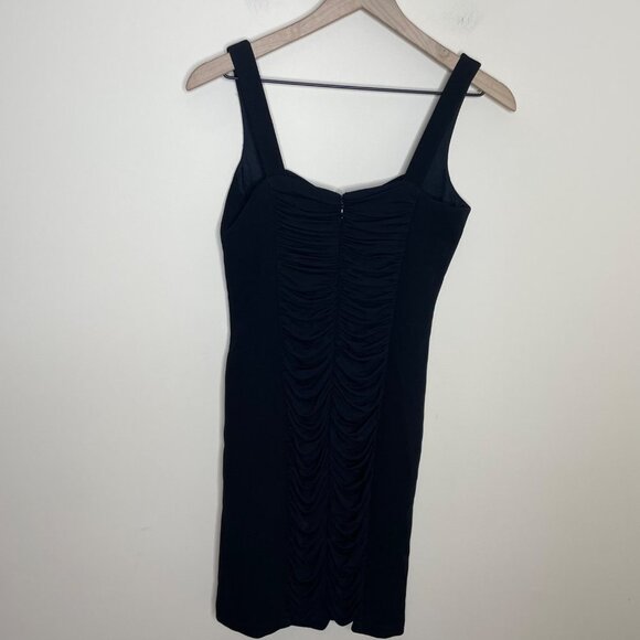Rickie Freeman for Teri Jon Black Cocktail Dress Size 6 Classic Fitted Sexy - Picture 4 of 6